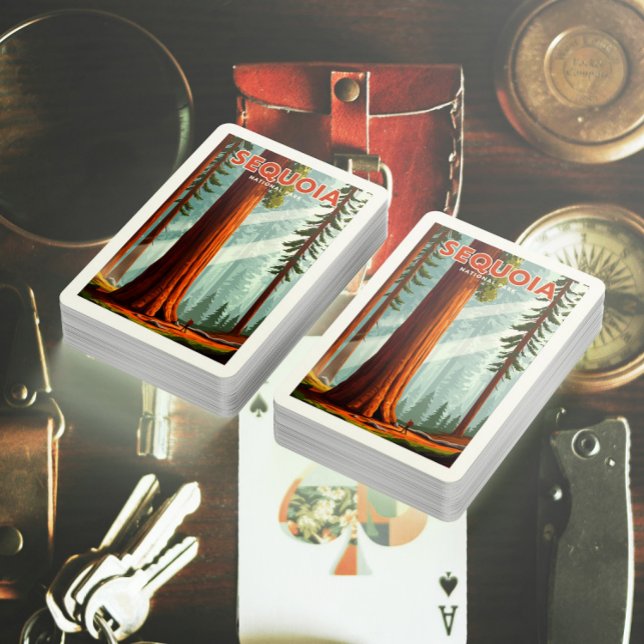 Vintage Sequoia National Park Playing Cards (Creator Uploaded)