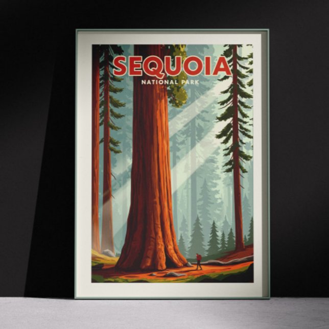 Vintage Sequoia National Park Poster (Creator Uploaded)