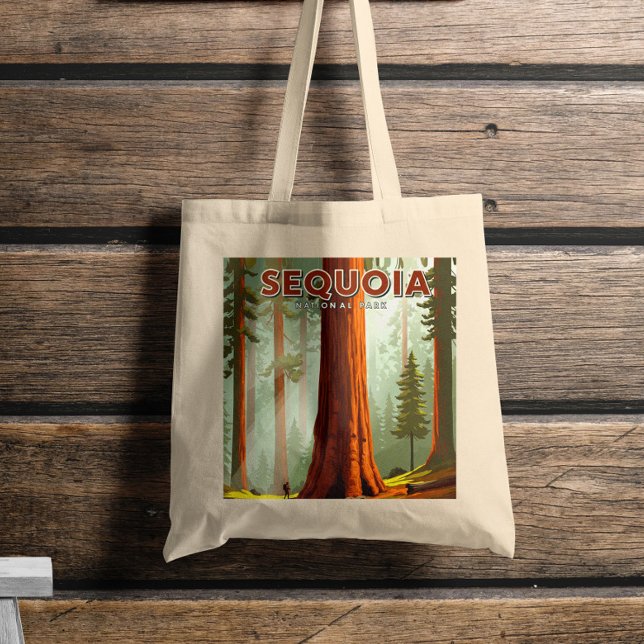 Vintage Sequoia National Park Tote Bag (Creator Uploaded)