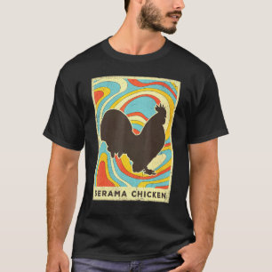 Vintage Serama Chicken Lover Animal Retro Style T-Shirt