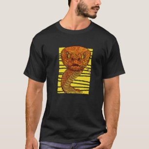 Vintage Serpent Realistic Snake Look Animal Lovers T-Shirt
