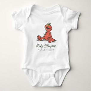 Vintage Sesame Street - Elmo New Baby Coming Soon Bodysuit