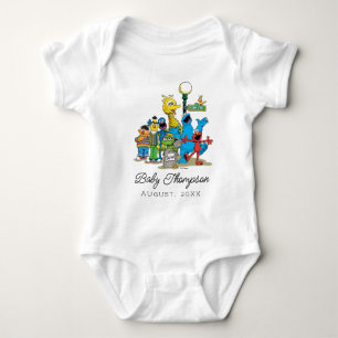 Vintage Sesame Street New Baby Coming Soon Bodysuit