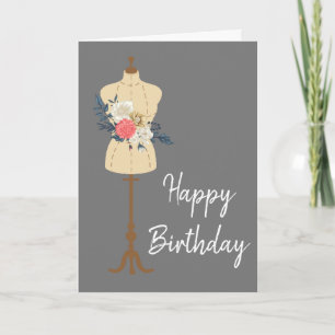 Vintage sewing card