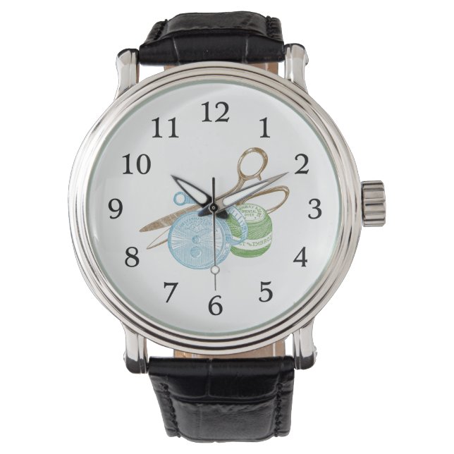 VIntage Sewing Kit Watch (Front)