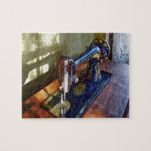 Vintage Sewing Machine and Shadow Jigsaw Puzzle