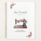 Vintage Sewing Machine Boho Floral Bouquet