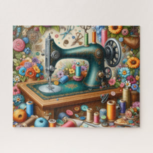 Vintage Sewing Machine Jigsaw Puzzle