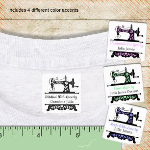 Vintage Sewing Machine Labels