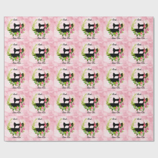 Vintage Sewing Machine Quilting Craft Theme Wrapping Paper