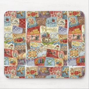 Vintage Sewing Mouse Pad! Mat