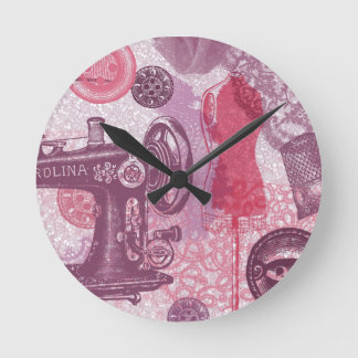Vintage Sewing Wall Clock