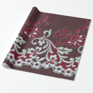 Vintage Shabby-Chic Lace Wrapping Paper