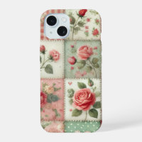 Vintage Shabby Chic Patchwork Floral iPhone Case