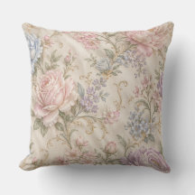 Vintage Shabby Chic Pink Peony Rose Floral