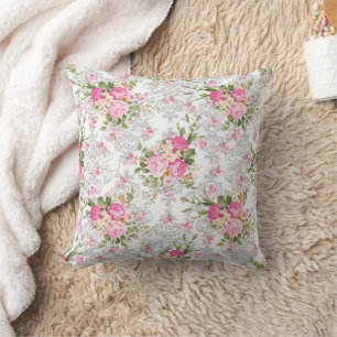 Vintage Shabby Flowers Cushion