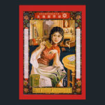 Vintage Shanghai China Travel Poster<br><div class="desc">Beautifully illustrated 1931 calendar from Shanghai China showing a woman and a packet of cigarettes from our Vintage Shanghai China collection.</div>