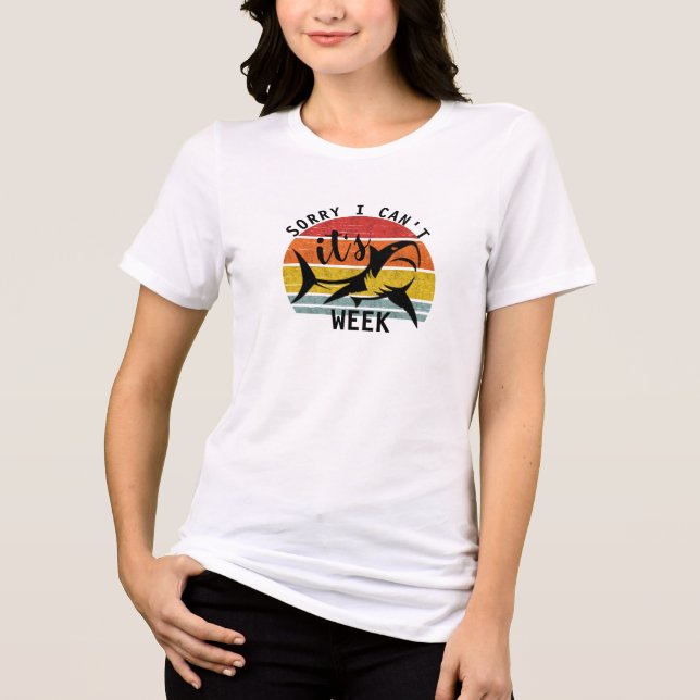 Vintage Shark Attack Tee - Retro Surf Shirt (Front)