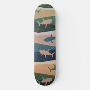VINTAGE SHARK WAVE  SKATEBOARD