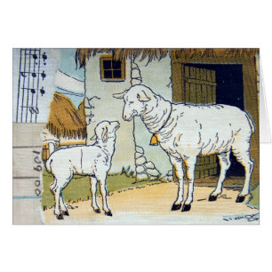Vintage Sheep Collage