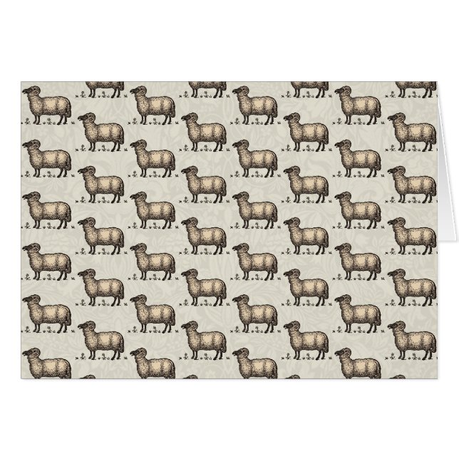 Vintage Sheep Illustration: Farm Classic Art (Front Horizontal)