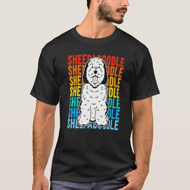 Vintage Sheepadoodle Premium T-Shirt (Front)