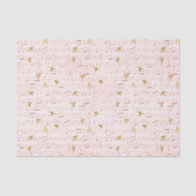 Vintage Sheet Music and Bees (Front)