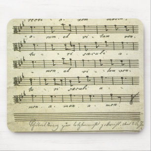 Vintage Sheet Music, Antique Musical Score 1810 Mouse Mat