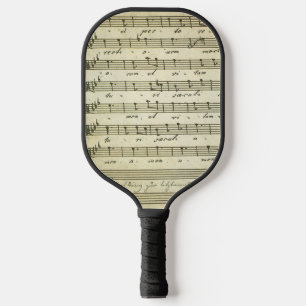Vintage Sheet Music, Antique Musical Score 1810 Pickleball Paddle