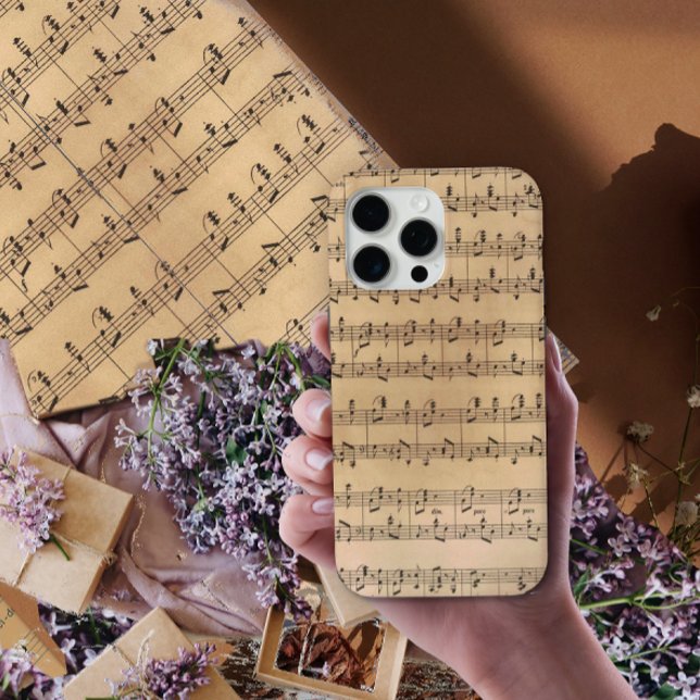 Vintage Sheet Music Case-Mate iPhone Case (Creator Uploaded)