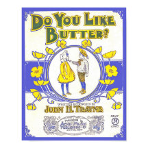 Vintage Sheet Music Do You Like Butter? Cover copy