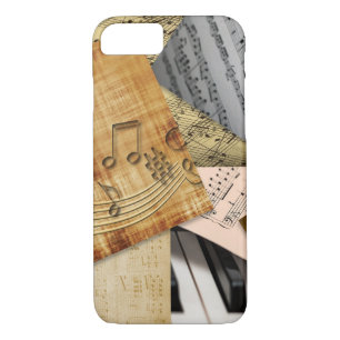 Vintage Sheet Music Musical Notes iPhone 8/7 Case