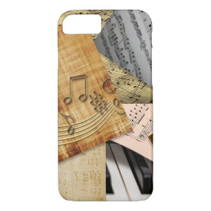 Vintage Sheet Music Musical Notes Case-Mate iPhone Case