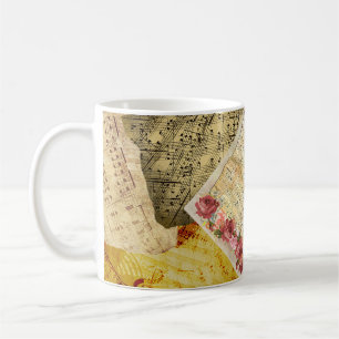 Vintage Sheet Music Musical Notes Coffee Mug