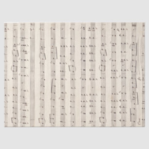 Vintage Sheet Music Paper for Decoupage 
