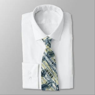 Vintage Sheet Music Pattern Tie