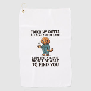 Vintage Sheltie Dog I Love My Bruiser Retro Design Golf Towel