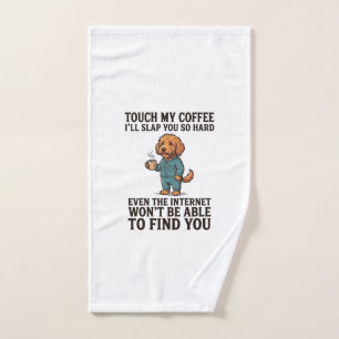 Vintage Sheltie Dog I Love My Bruiser Retro Design Hand Towel