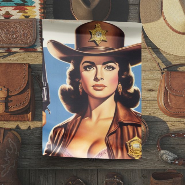 Vintage Sheriff Pin-up Tissue Paper (Creator Uploaded)