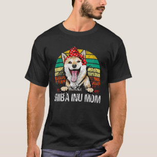 Vintage Shiba Inu Mum Funny Dog Lover  1 T-Shirt