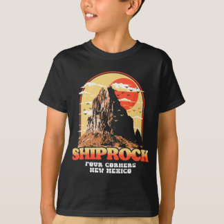 Vintage Shiprock New Mexico Graphic - Four Corners T-Shirt