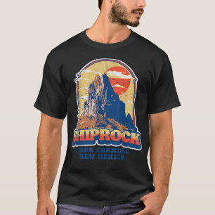 Vintage Shiprock New Mexico Graphic - Four Corners T-Shirt