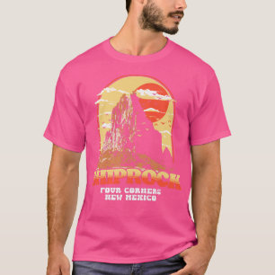 Vintage Shiprock New Mexico Graphic - Four Corners T-Shirt
