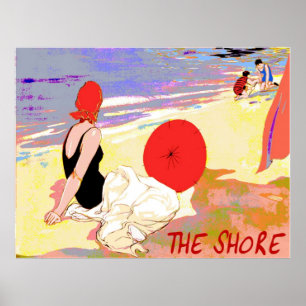 Vintage Shore Poster