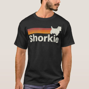 Vintage Shorkie Retro Mum Dad Dog  T-Shirt
