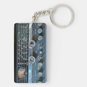 Vintage Short Wave Radio Key Chain
