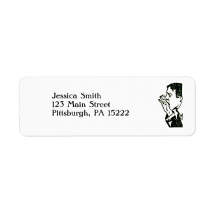 Vintage Shouting Man