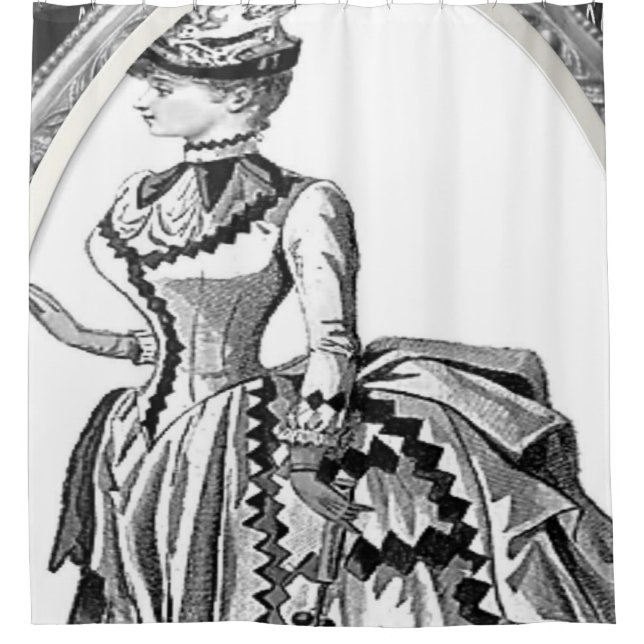 Vintage showercurtain shower curtain (Front)
