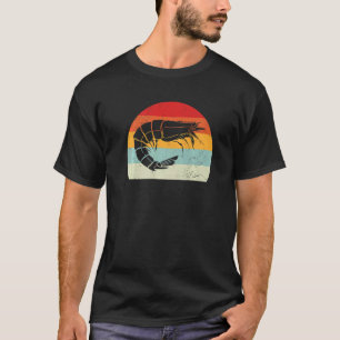 Vintage Shrimp  Crayfish Fan Crustacean Fanatic Cr T-Shirt