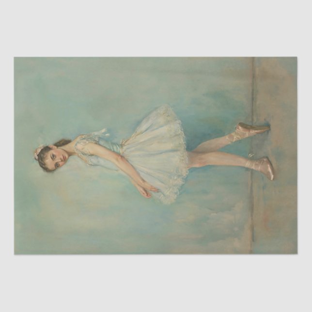 Vintage Side Ballerina Tissue Paper (Front)